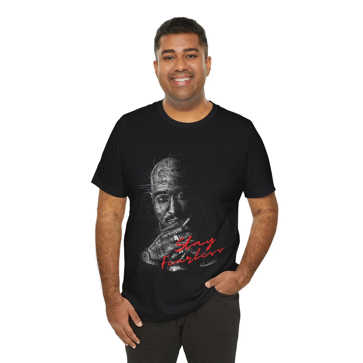 Fearless King Unisex Tee - Bold Classic Design for Warriors and Thrivers